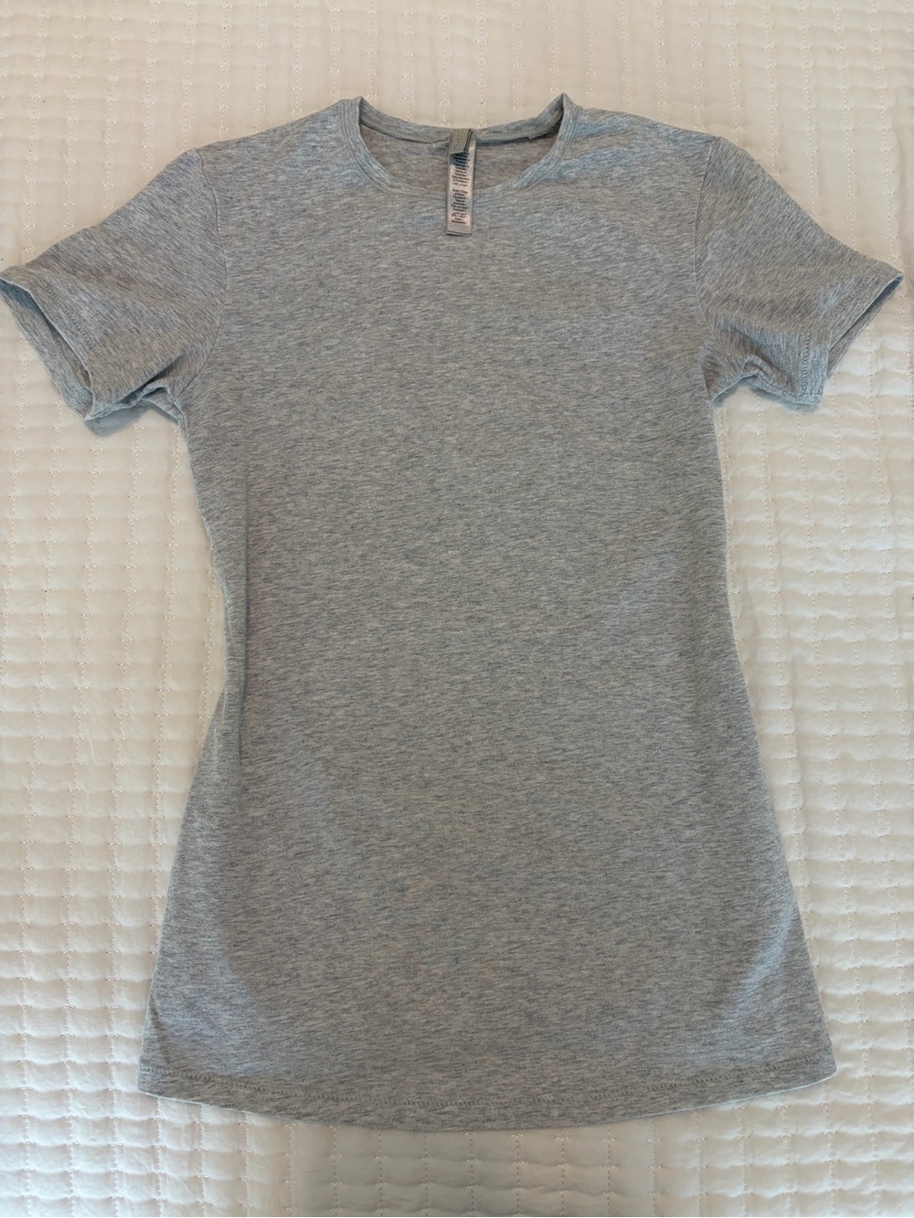 Skims Heather Gray Short Sleeve T-Shirt Small